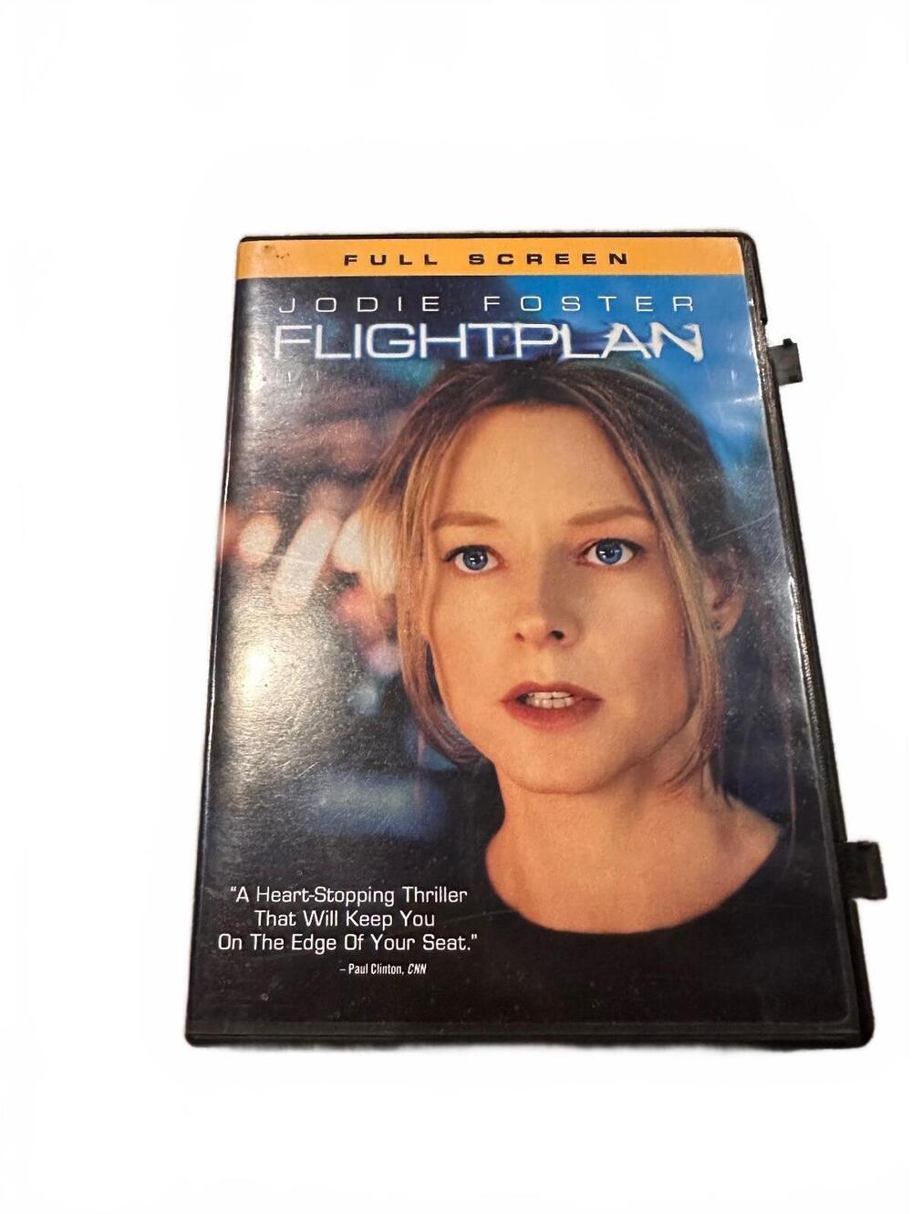 Flightplan DVD Full Screen Jodie Foster Thriller Movie